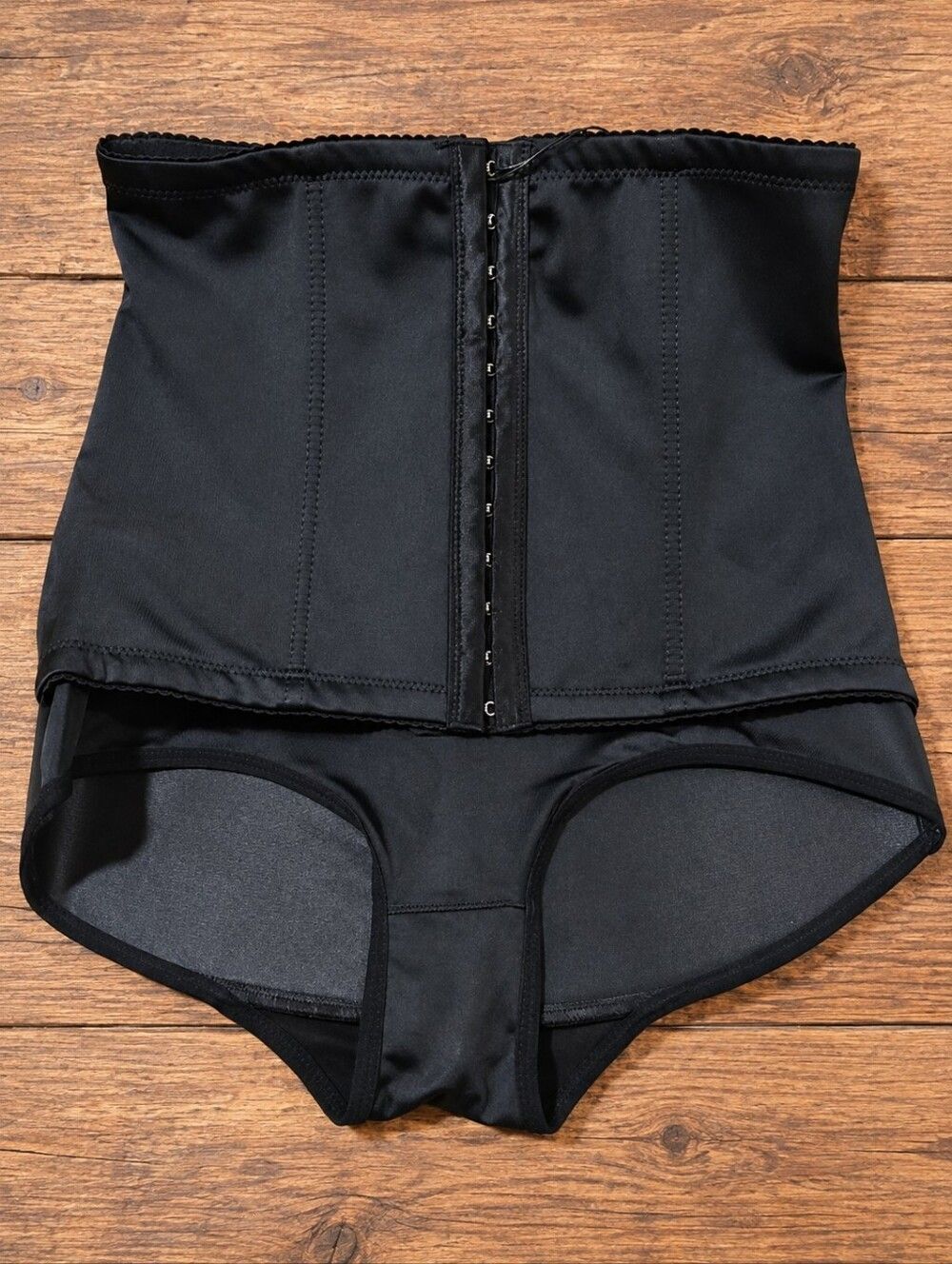 Padded Butt Lifter Shapewear Tummy Control High Waist Briefs Large Black